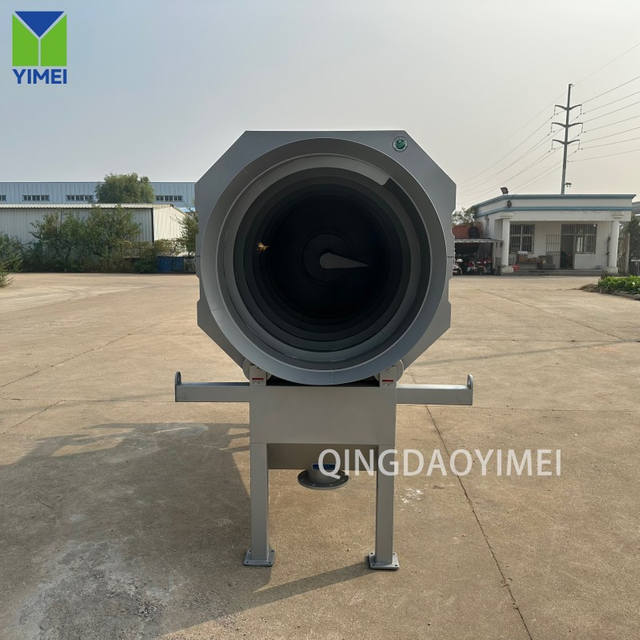 Continuous Flow Fine Screening Stainless Steel Drum Screen
