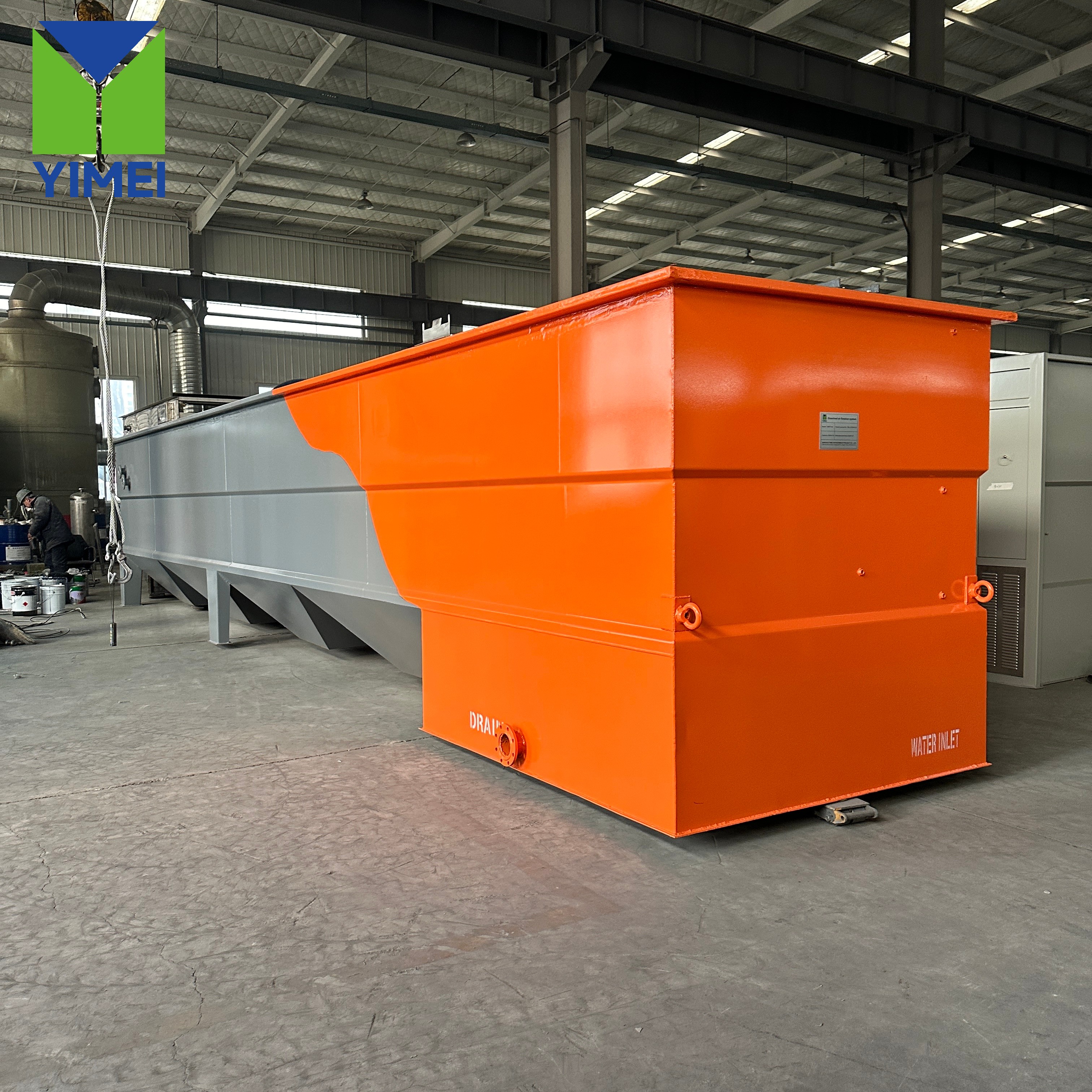 3000 m&sup3; per day DAF system for industrial wastewater treatment in Uzbekistan