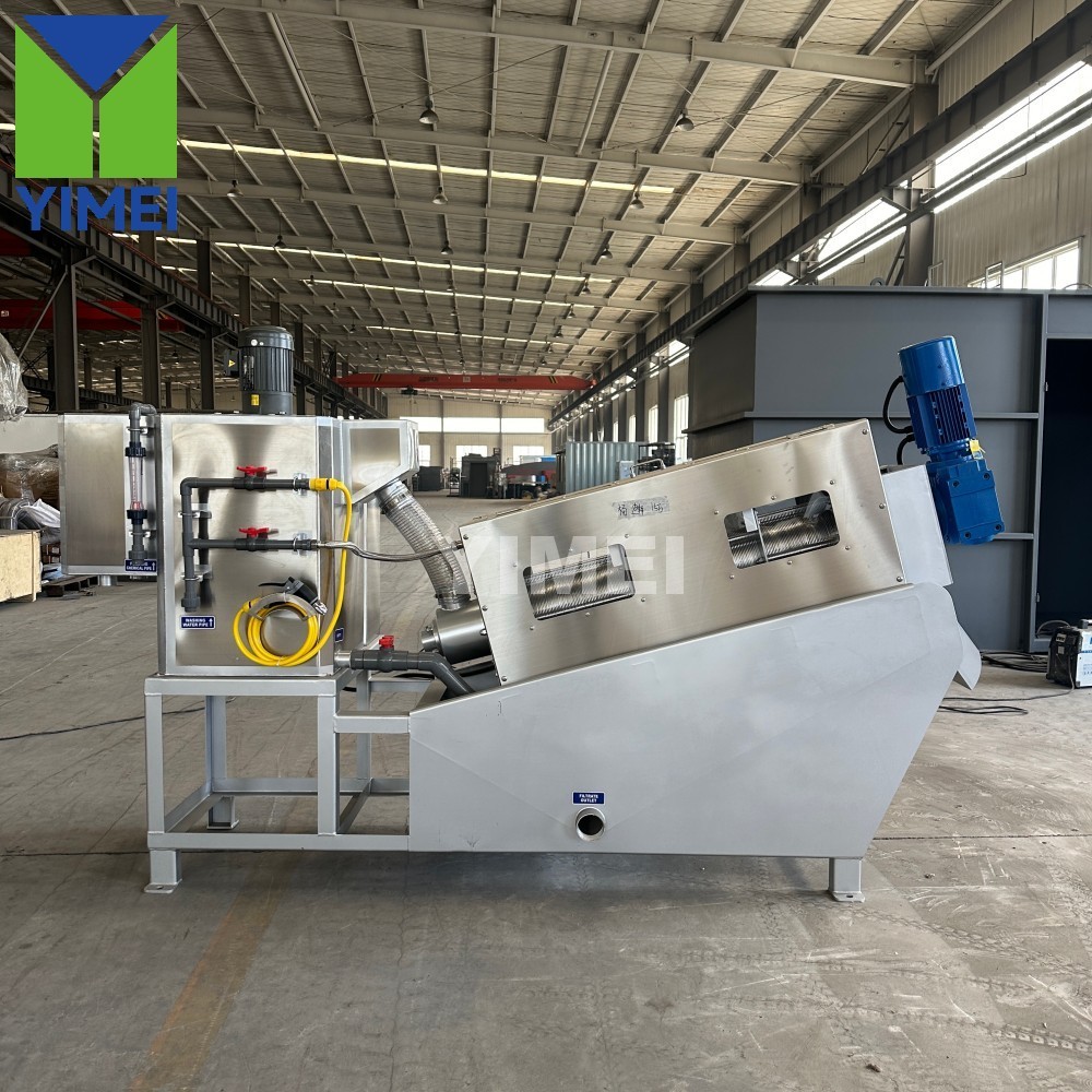201 screw dehydrator sludge dewatering equipment