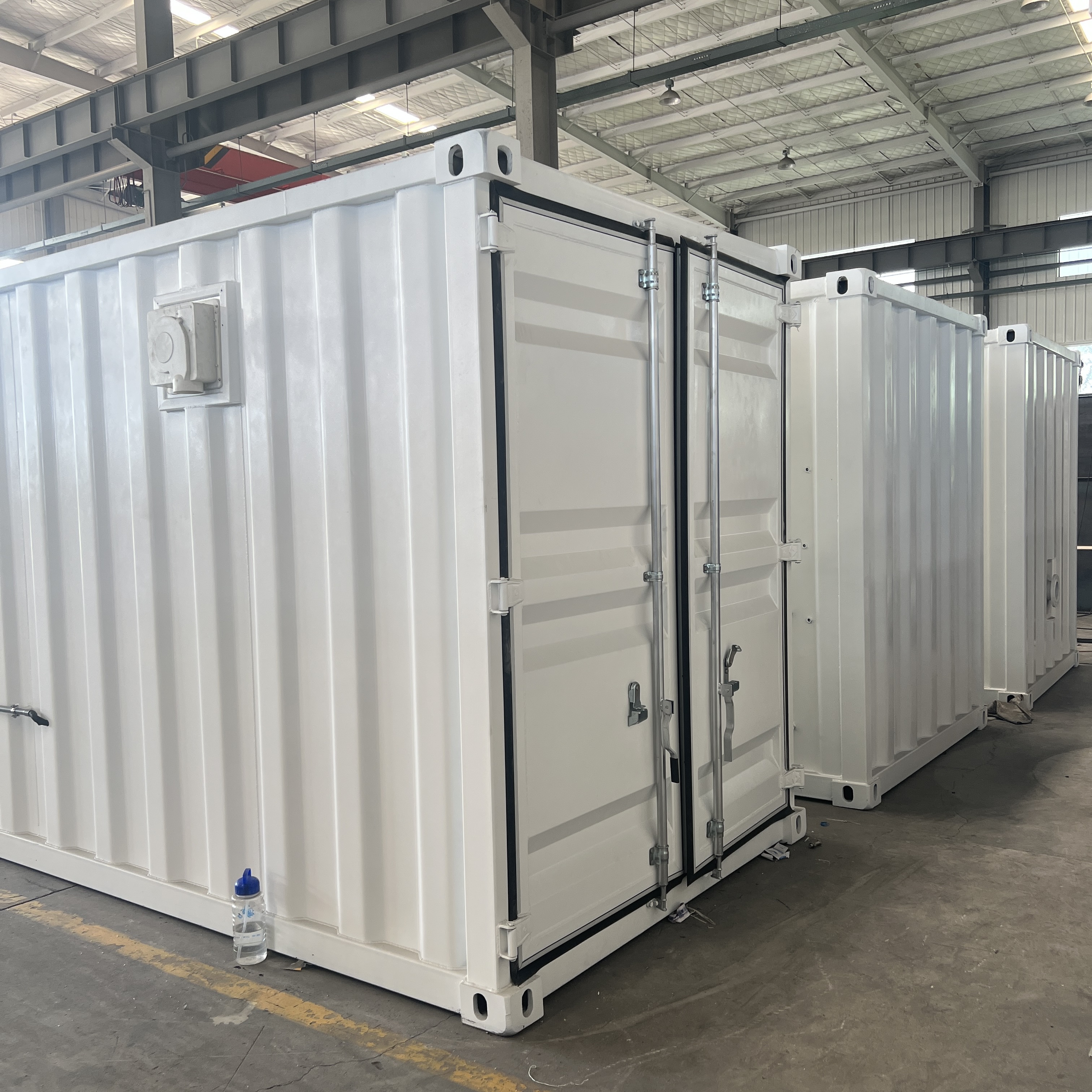 Corrugated integrated wastewater treatment system for C&ocirc;te d'Ivoire