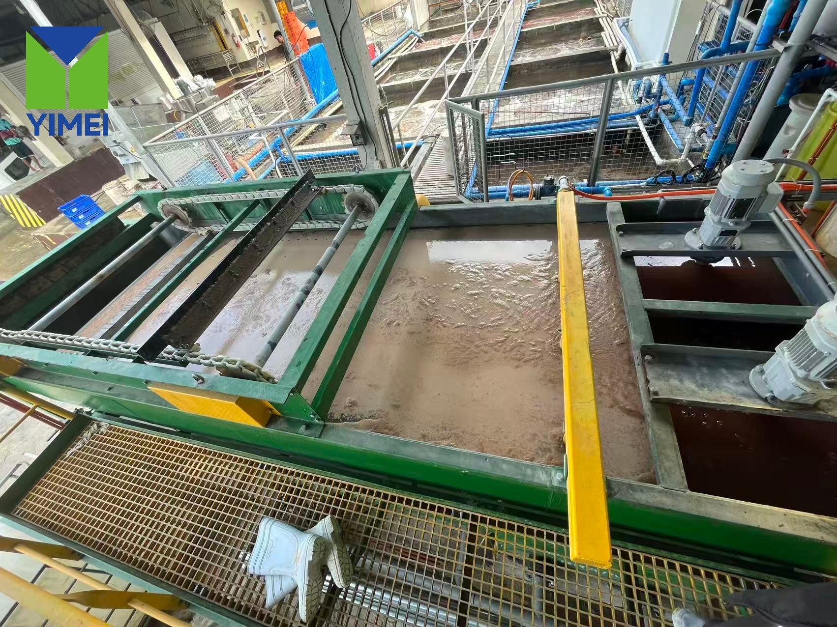 DAF dissolved air flotation tank internal structure