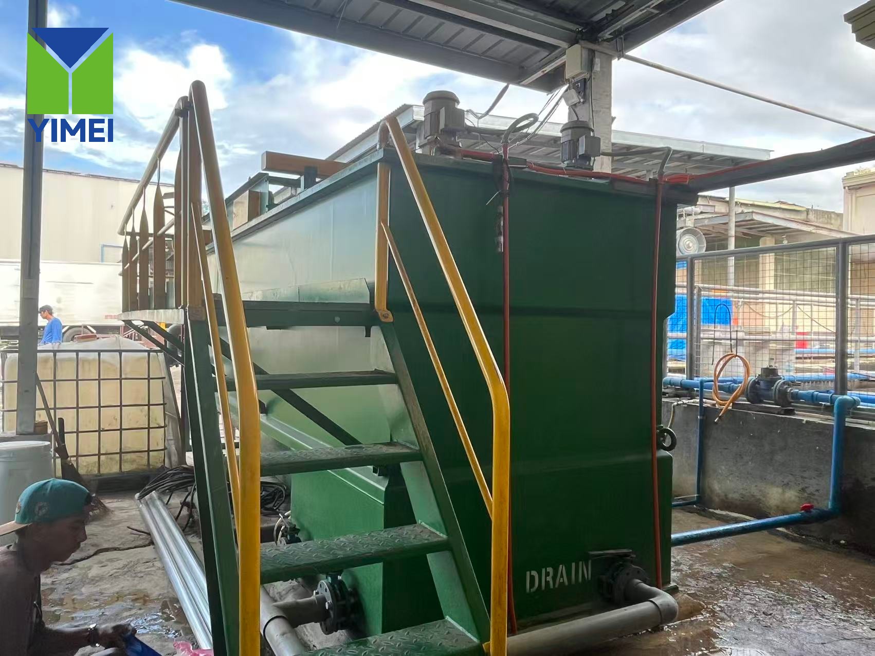 DAF dissolved air flotation tank internal structure